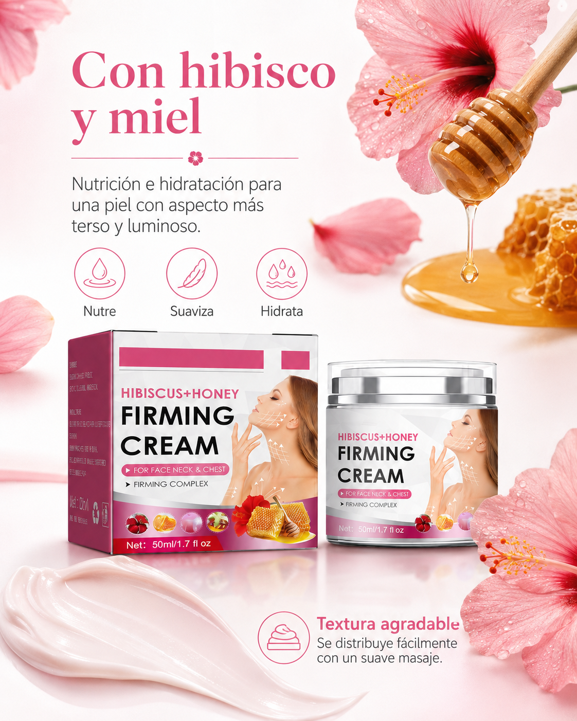 Crema Hibisco y Miel 50ml