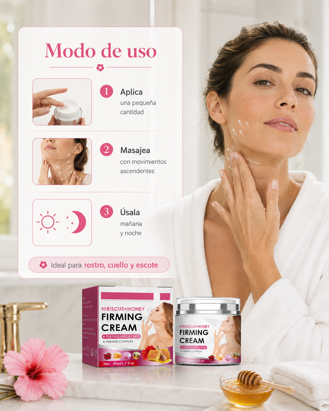 Crema Hibisco y Miel 50ml