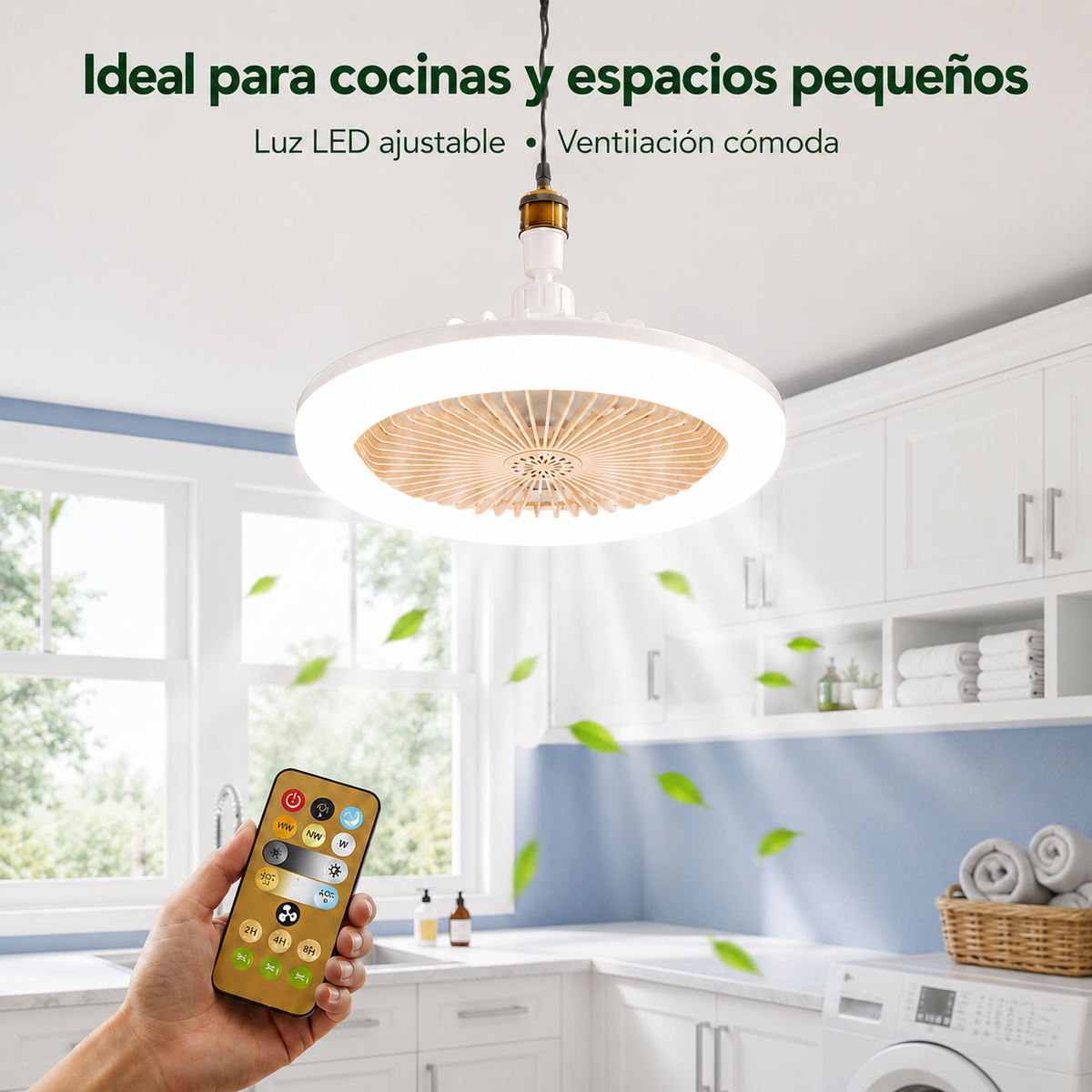 Ventilador de techo 2 en 1