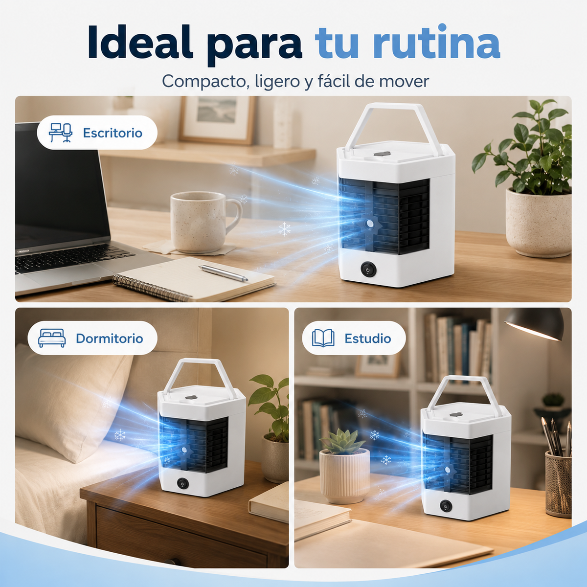 Aire acondicionado portátil hexagonal