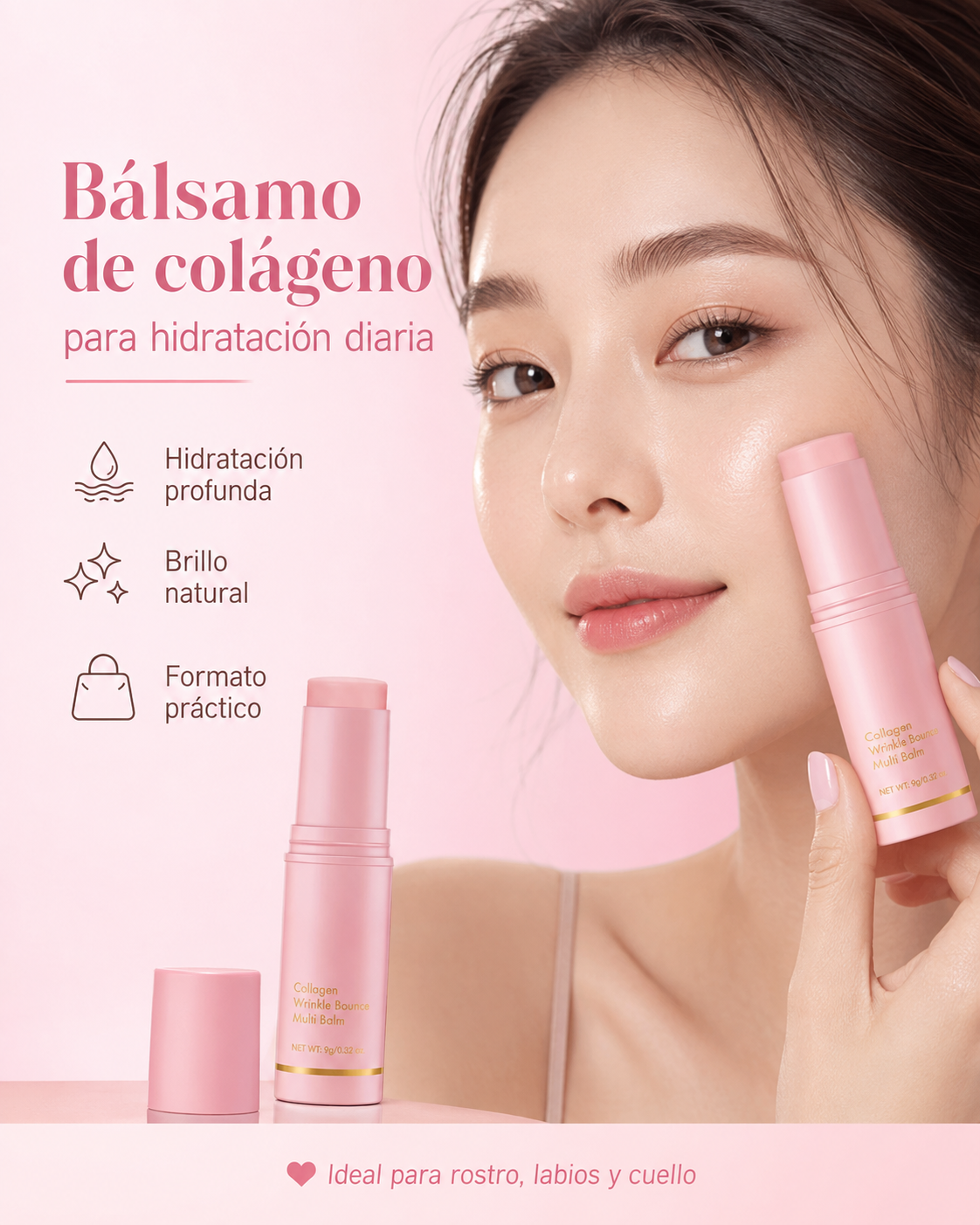 Bálsamo hidratante de colágeno para arrugas VITALIS