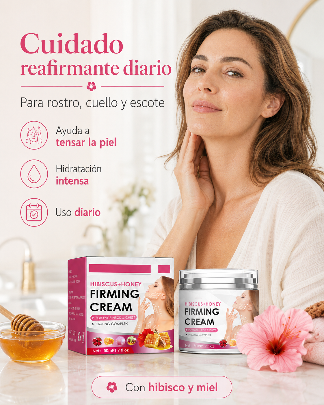 Crema Hibisco y Miel 50ml