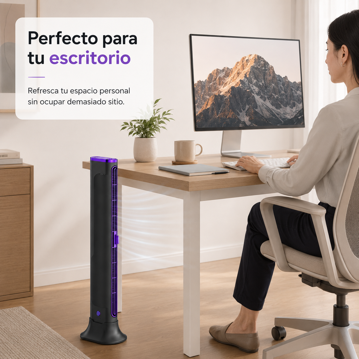 Ventilador De Aire Acondicionado Portátil Silencioso