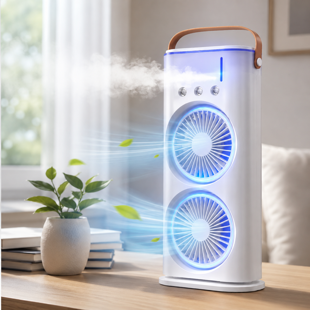 Aire acondicionado evaporativo portátil